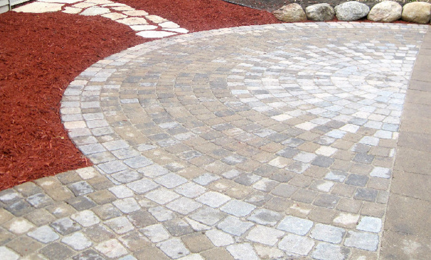 Paver Patio and Natural Landscaping